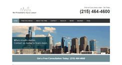 Desktop Screenshot of myphiladelphiainjurylawyer.com